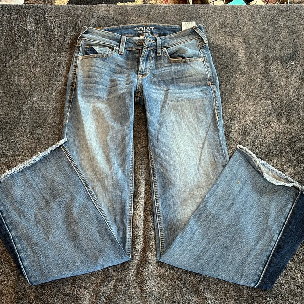 Ariat jeans raw hem